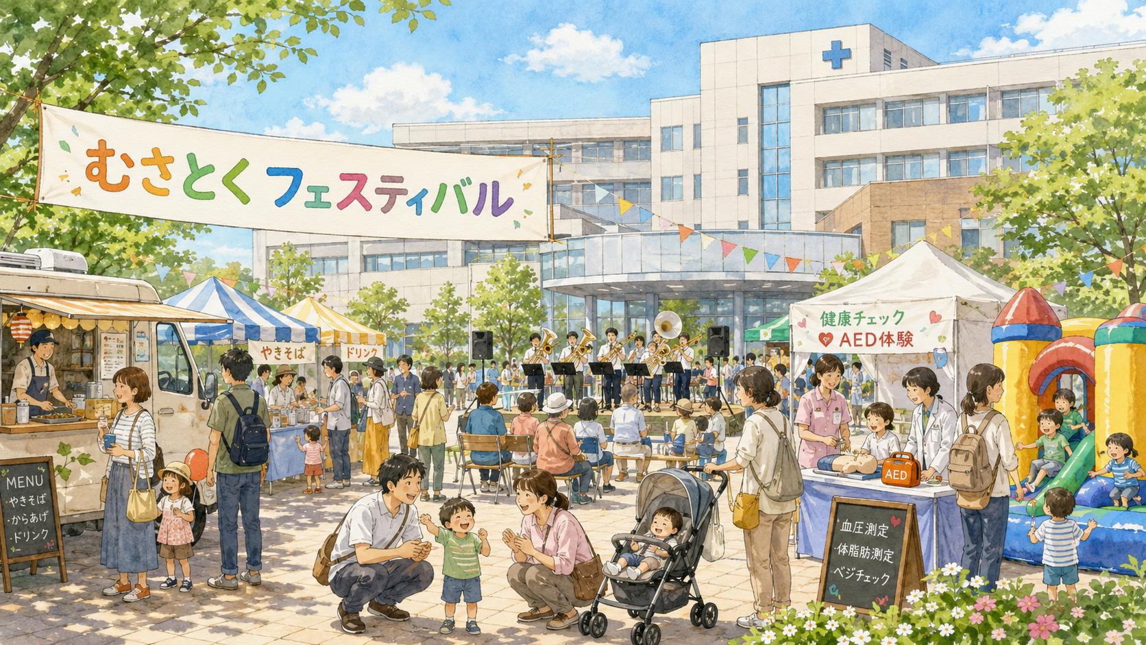 むさとくフェスティバル2026、6月7日に開催。|健康・医療体験と、子どもが楽しめる遊び・ステージ・飲食が同時に楽しめる|田無|エキリプ - 田無駅の写真