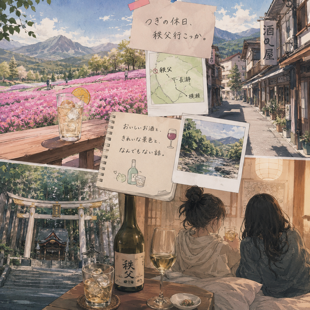 『上伊那ぼたん、酔へる姿は百合の花』と秩父の関係性とは?|作品中に出てくる場所一覧|西武秩父|エキリプ - 西武秩父駅の写真
