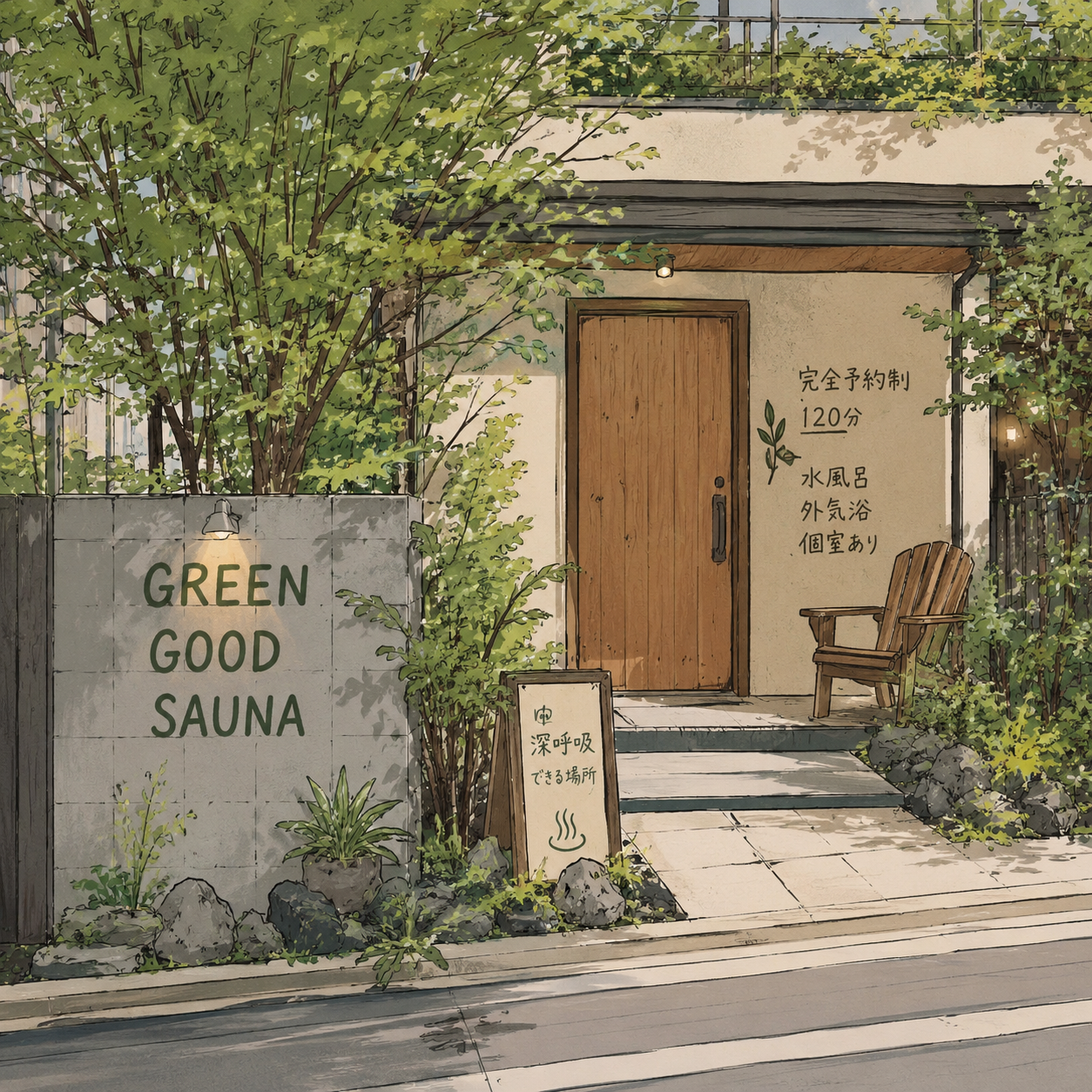 浜田山・上北沢の完全予約制サウナ『GREEN GOOD SAUNA』について調べてみた|エキリプ - 下井草駅の写真