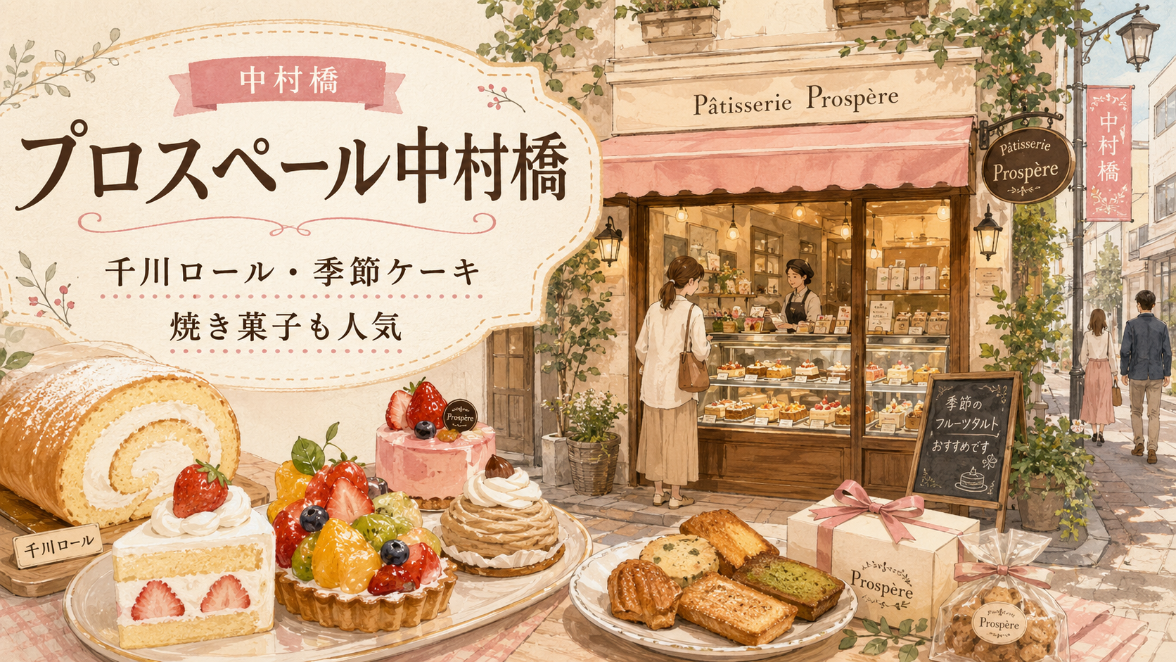 プロスペール中村橋｜千川ロールと季節ケーキが人気の街のパティスリー【メニュー・価格あり】 - 中村橋駅の写真