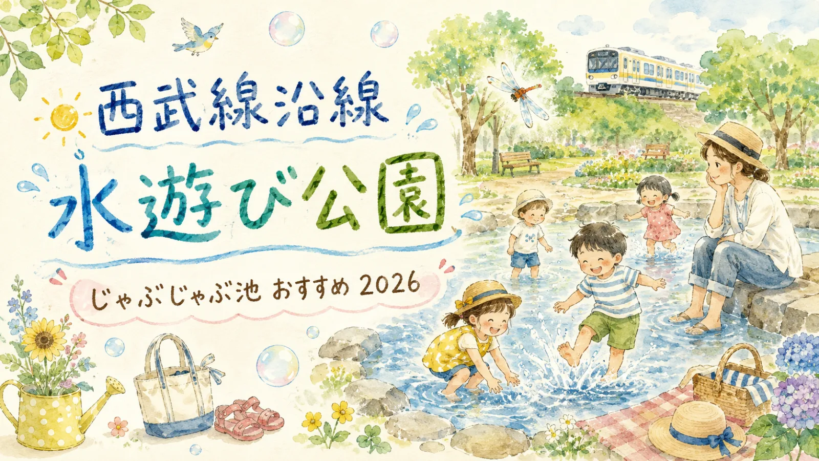 西武線沿線の水遊び公園7選｜無料で遊べるじゃぶじゃぶ池・親水スポット2026まとめ - 東大和市駅の写真