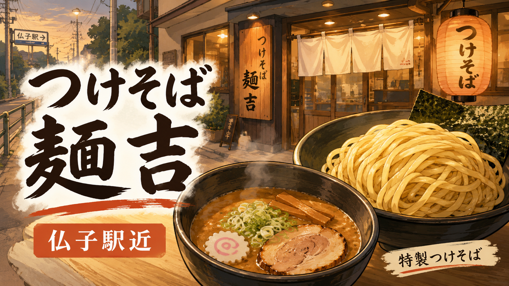 仏子駅近くの人気店「つけそば 麺吉」実食ガイド|特製つけそば・肉ゴロ系・限定麺まで紹介 - 仏子駅の写真