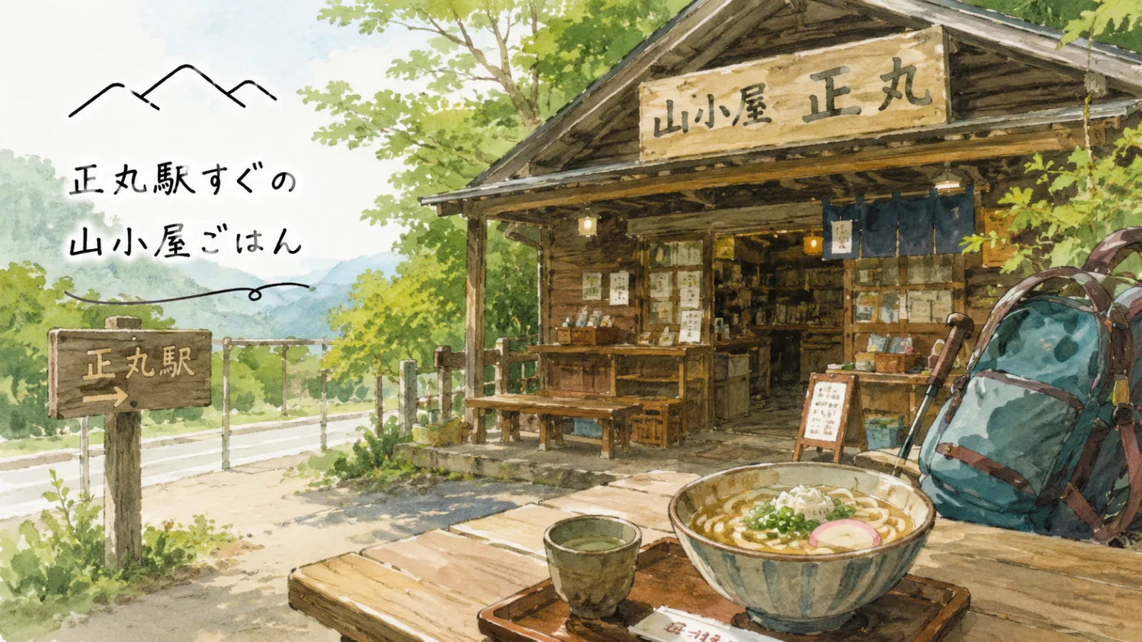 【正丸駅徒歩1分】山小屋で奥武蔵ランチ｜登山帰りに寄りたい駅前食堂・売店ガイド - 正丸駅の写真
