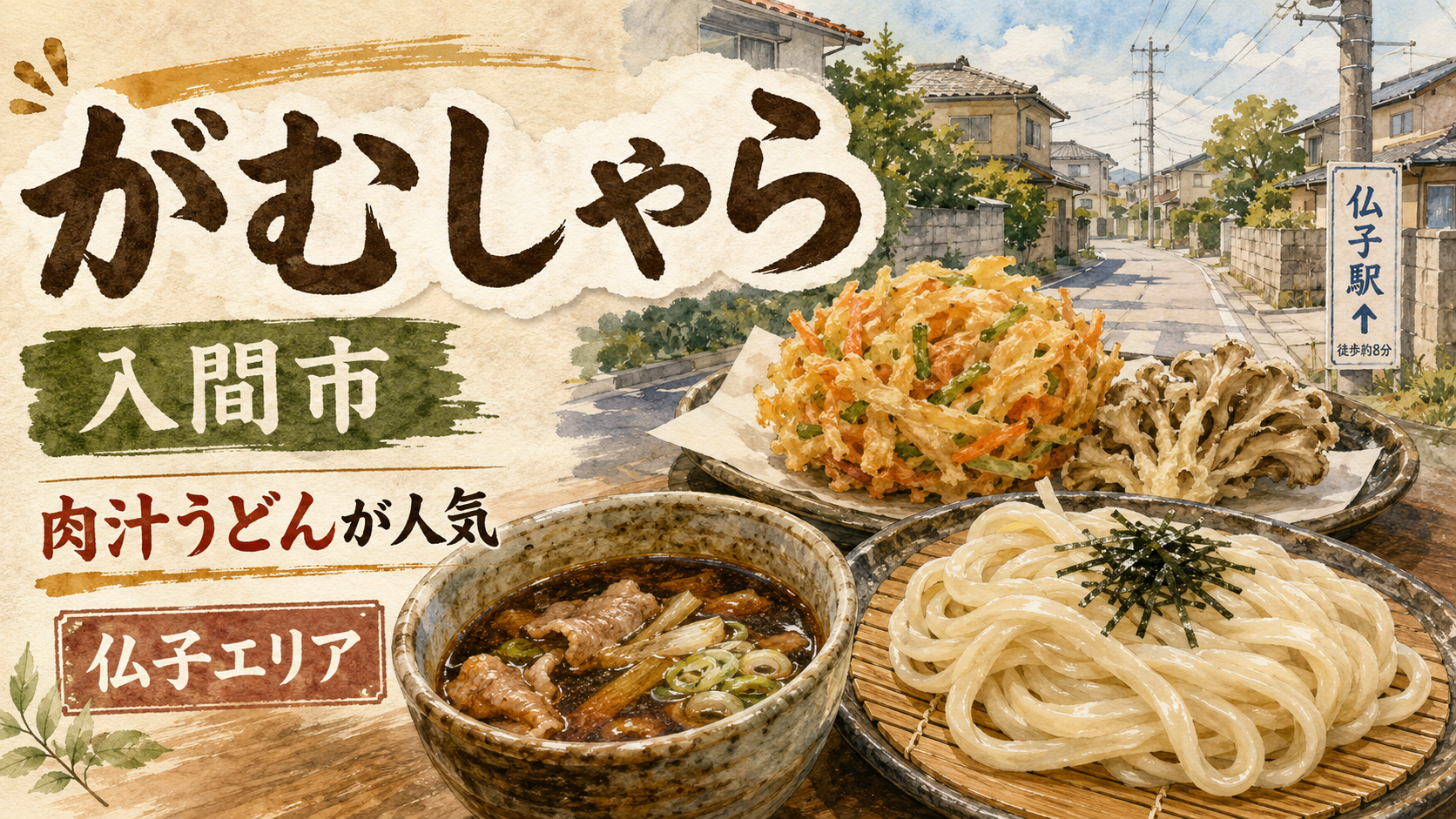 入間市・仏子「がむしゃら」肉汁うどんが人気！メニュー・価格・駐車場までわかる武蔵野うどんガイド - 入間市駅の写真