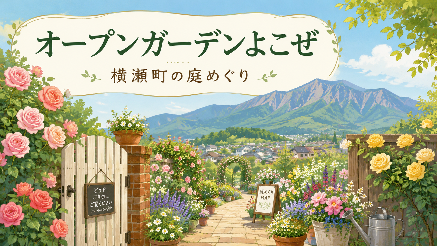 【2026年見頃】オープンガーデンよこぜ完全ガイド｜横瀬町で楽しむ21の庭めぐり・アクセス・料金・見どころ｜エキリプ - 横瀬駅の写真