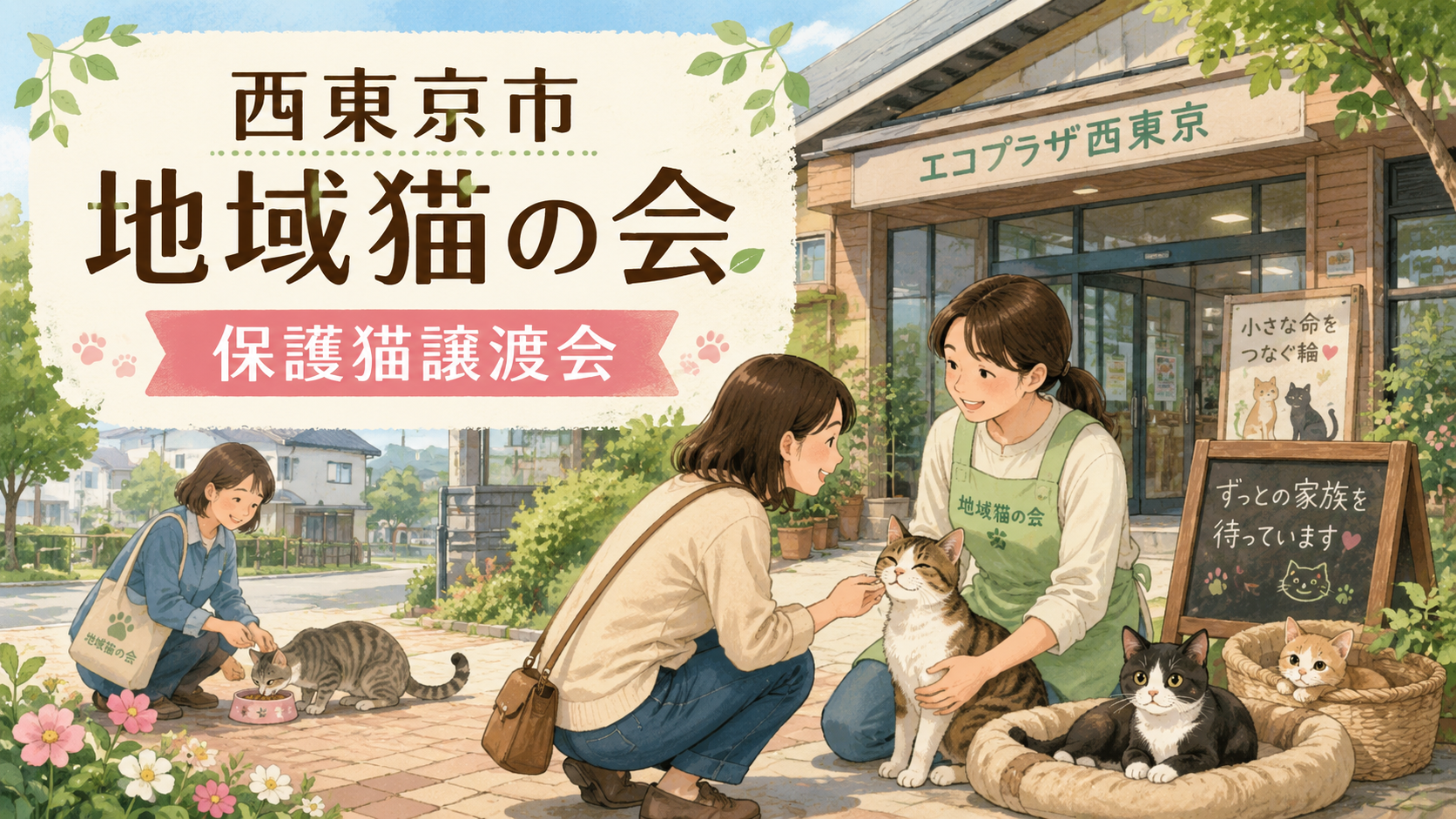 【西東京市】保護猫を迎えるなら知っておきたい「地域猫の会」｜譲渡会・費用・支援方法をわかりやすく紹介｜保谷｜エキリプ - 保谷駅の写真