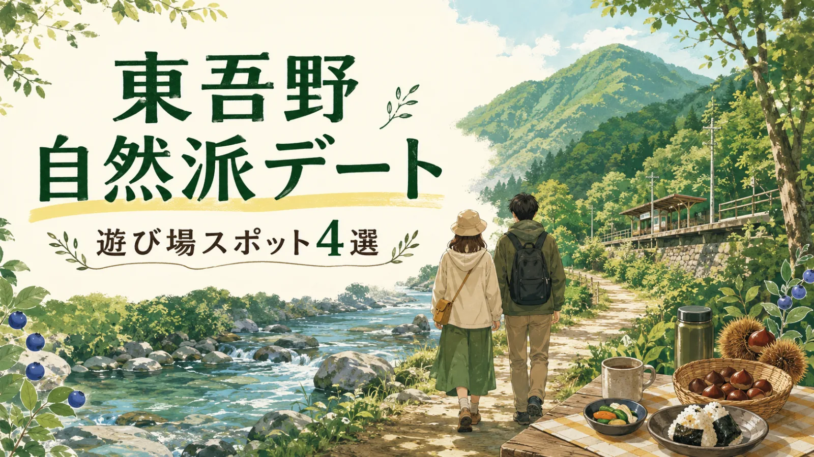 東吾野でふたりの距離が自然と縮まる！たいら栗園・ユガテなど遊び場デートスポット4選 - 東吾野駅の写真