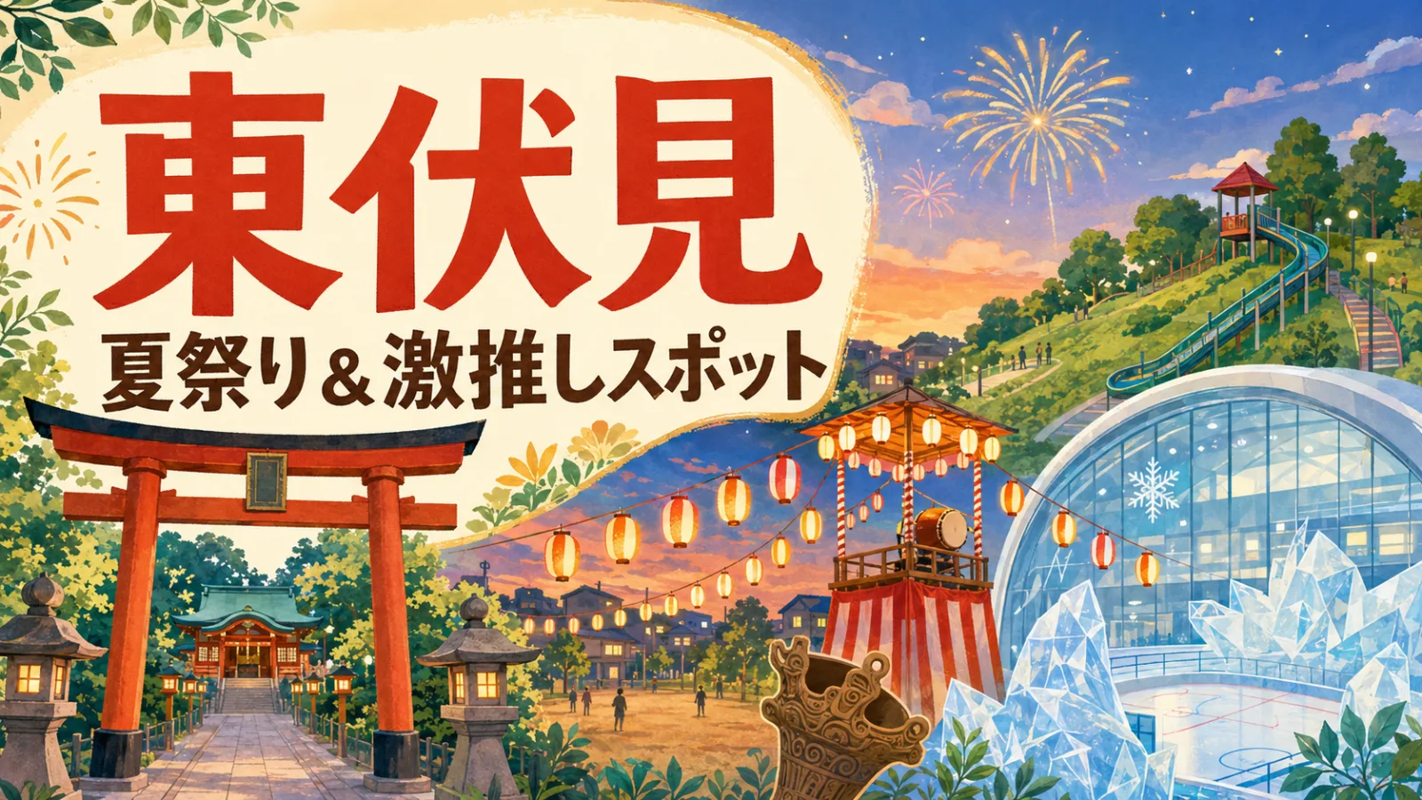 夏なのに氷で遊べる！東伏見夏祭り2026｜7月25日・26日の日程・屋台・盆踊り＆街歩きスポット - 東伏見駅の写真