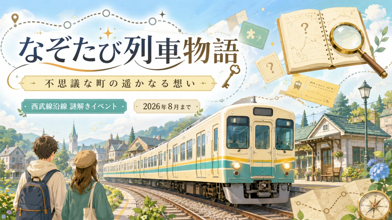 謎が導く、名前のない駅へ。なぞたび列車物語