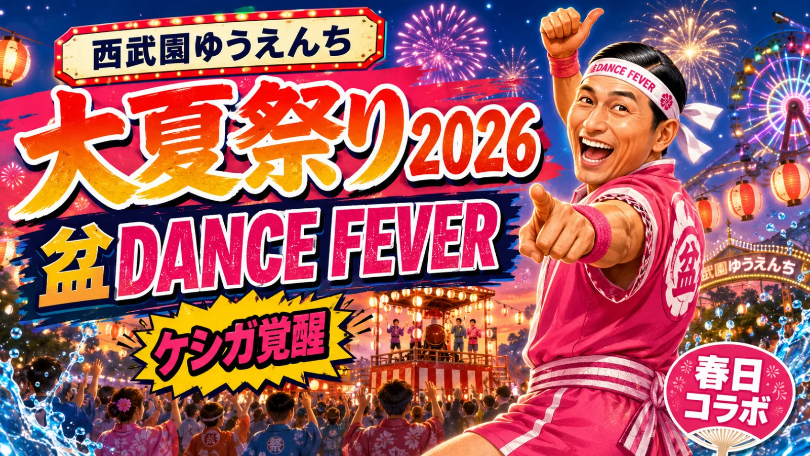 トゥース！春日のここ、西武園で踊れますよ