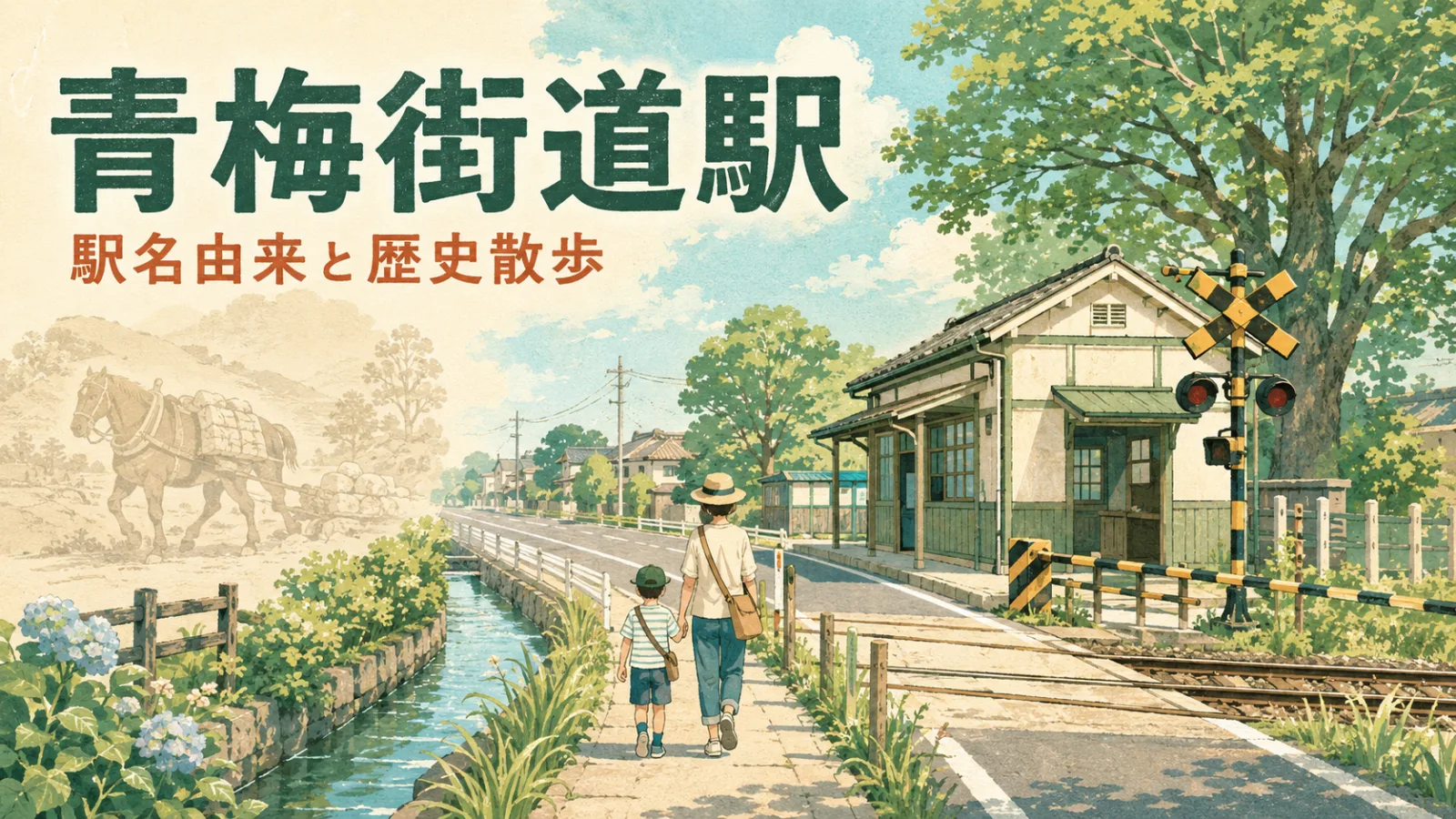 駅名の答えは改札の目の前!青梅街道駅の由来と小平・小川村の歴史をたどる街道散歩 - 青梅街道駅の写真