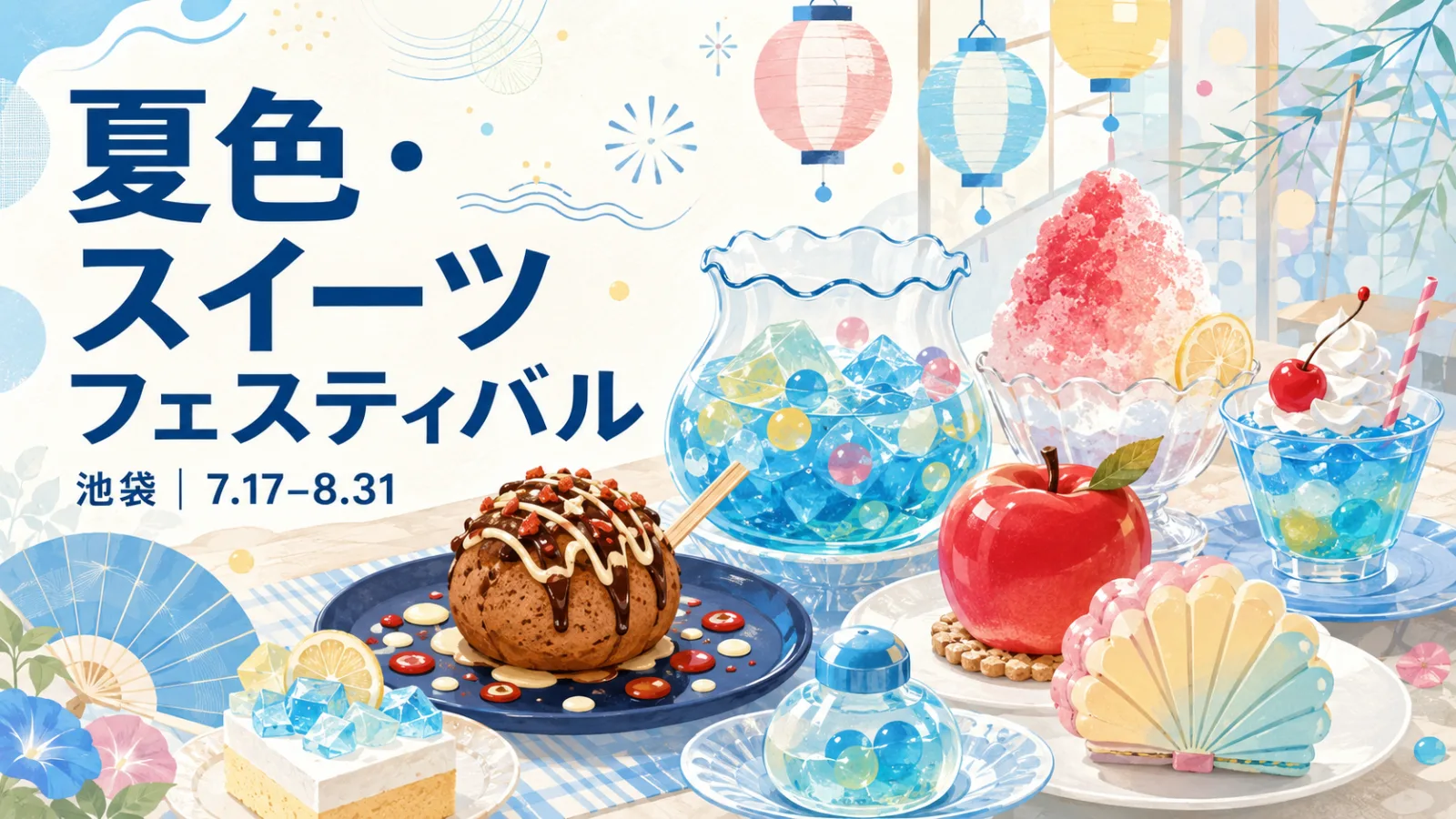 池袋で“食べる夏祭り”!サンシャインシティプリンスホテル「夏色・スイーツフェスティバル」2026|料金・メニュー・予約方法 - 池袋駅の写真