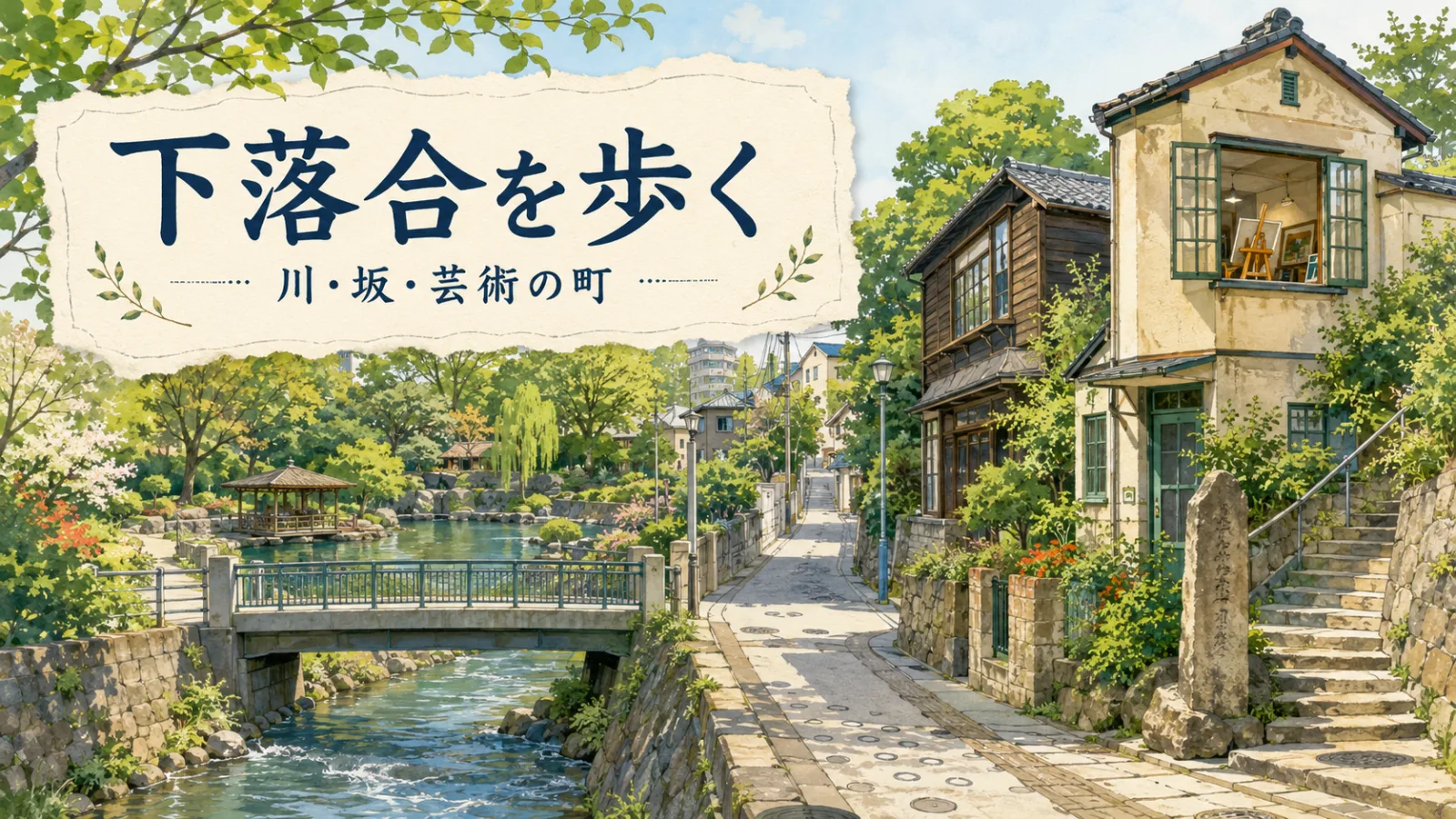 下落合はどんな町?おとめ山公園・目白文化村・画家のアトリエを巡る歴史散歩ガイド - 下落合駅の写真