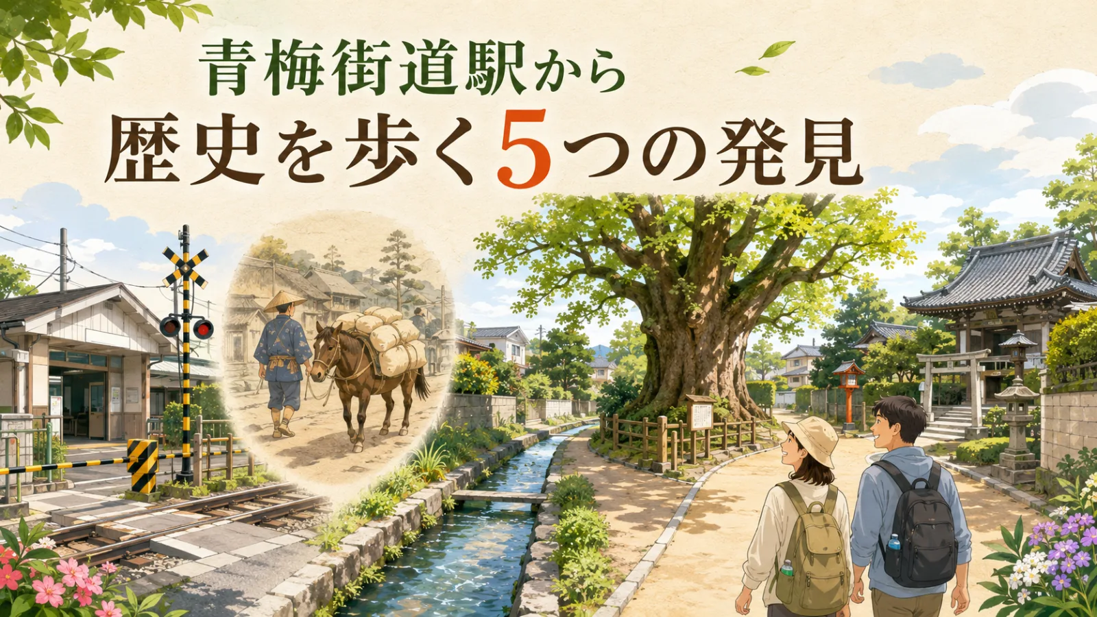駅名の答えは改札の目の前!青梅街道駅の由来と小平・小川村の歴史をたどる街道散歩 - 青梅街道駅の写真
