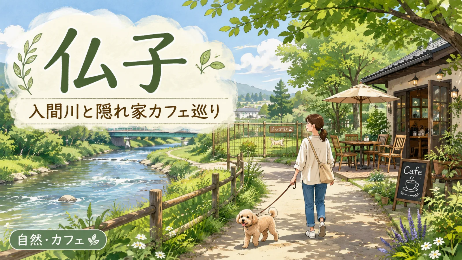 仏子駅で入間川さんぽ!隠れ家カフェ&ドッグランで楽しむ自然めぐり - 仏子駅の写真
