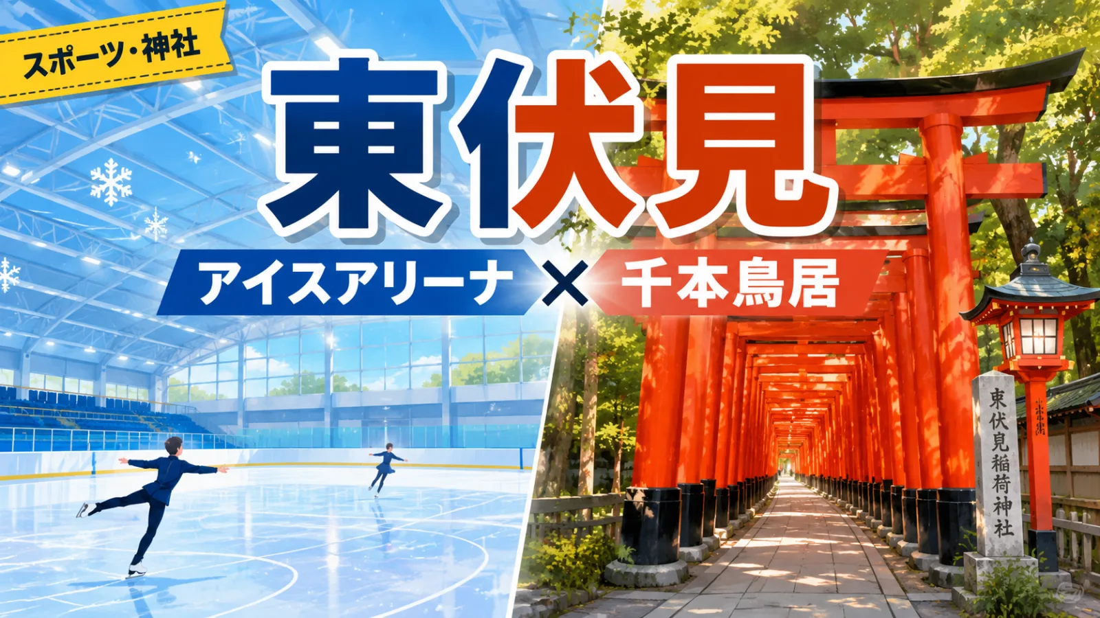 東伏見駅から徒歩で巡る!ダイドードリンコアイスアリーナ&東伏見稲荷神社の千本鳥居 - 東伏見駅の写真