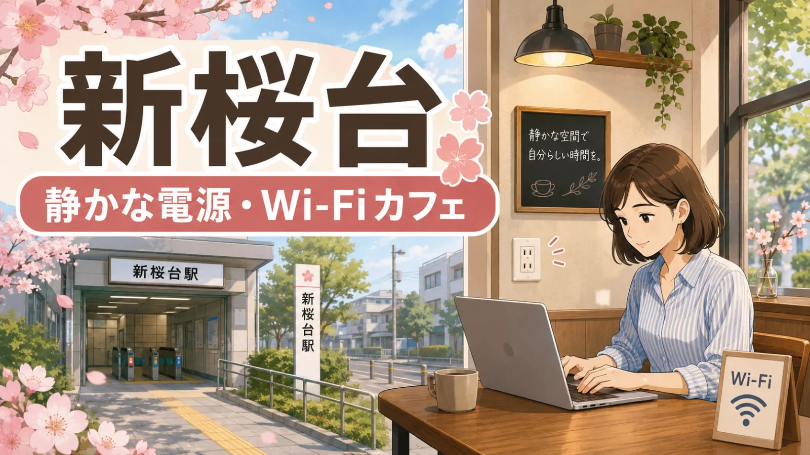 新桜台で電源・Wi-Fiカフェを探すなら?江古田まで歩ける静かな作業スポット - 新桜台駅の写真