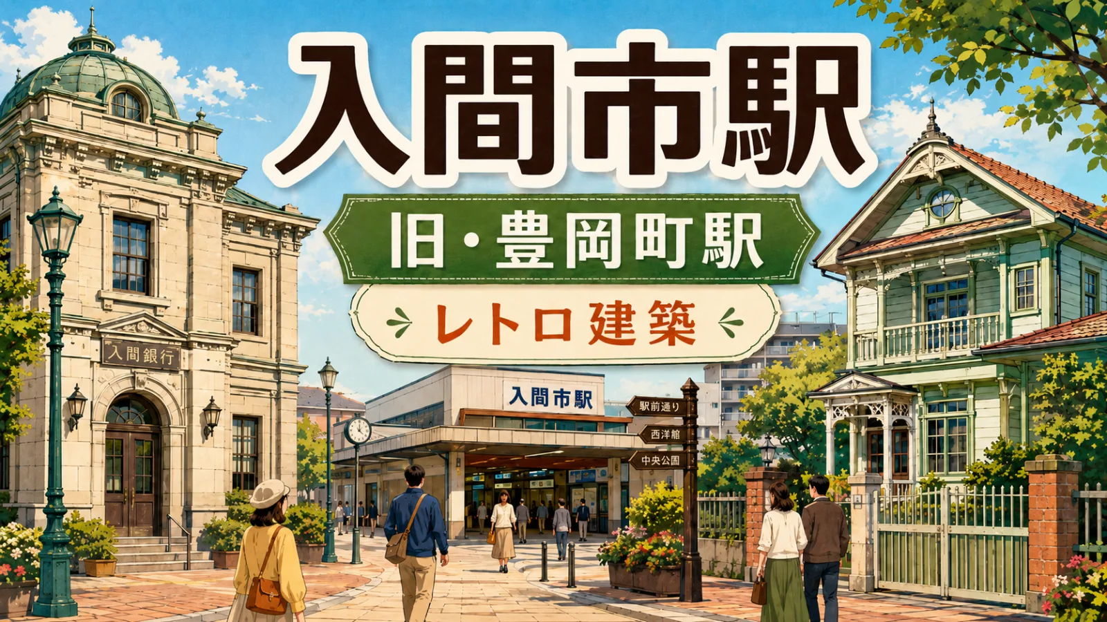 入間市駅は昔「豊岡町駅」だった｜旧黒須銀行と西洋館に残る街の繁栄 - 入間市駅の写真