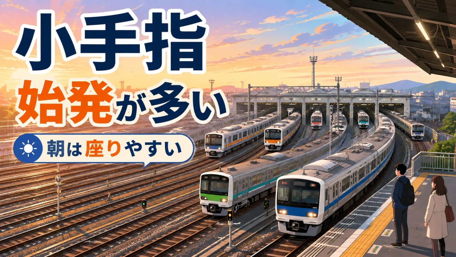小手指駅はなぜ始発が多い?小手指車両基地と「座れる」朝の仕組み - 小手指駅の写真