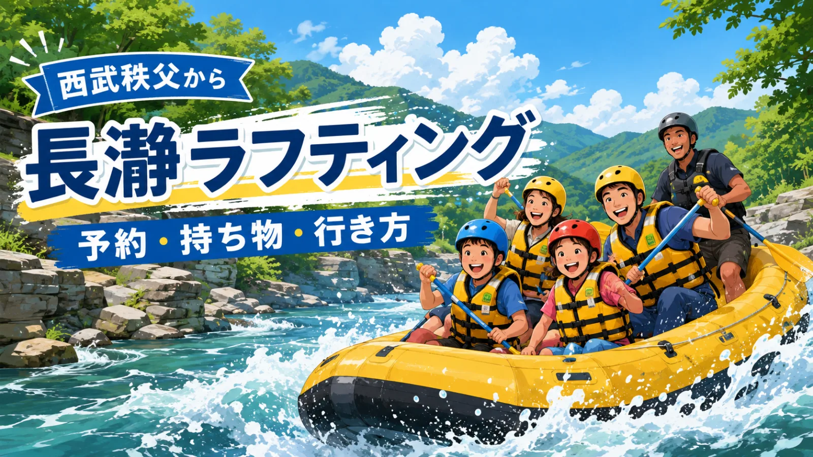 アウトドアセンター長瀞のラフティング|料金・予約・持ち物・西武秩父からの行き方 - 西武秩父駅の写真