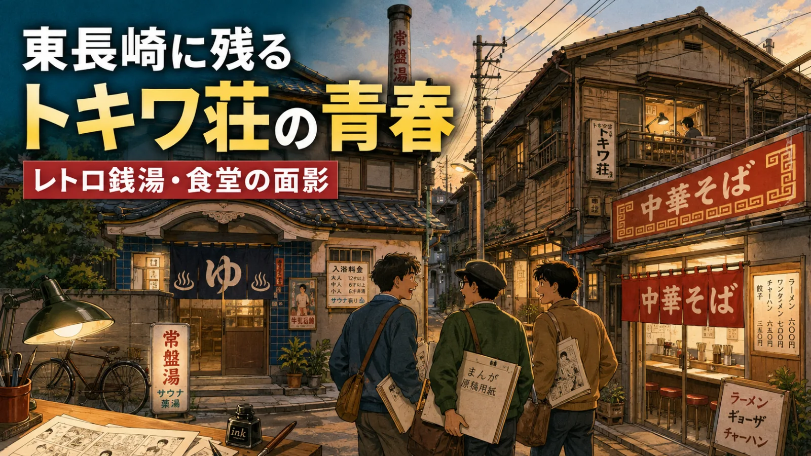 東長崎に残るトキワ荘の青春｜手塚治虫・赤塚不二夫らが通った銭湯跡と町中華「松葉」 - 東長崎駅の写真