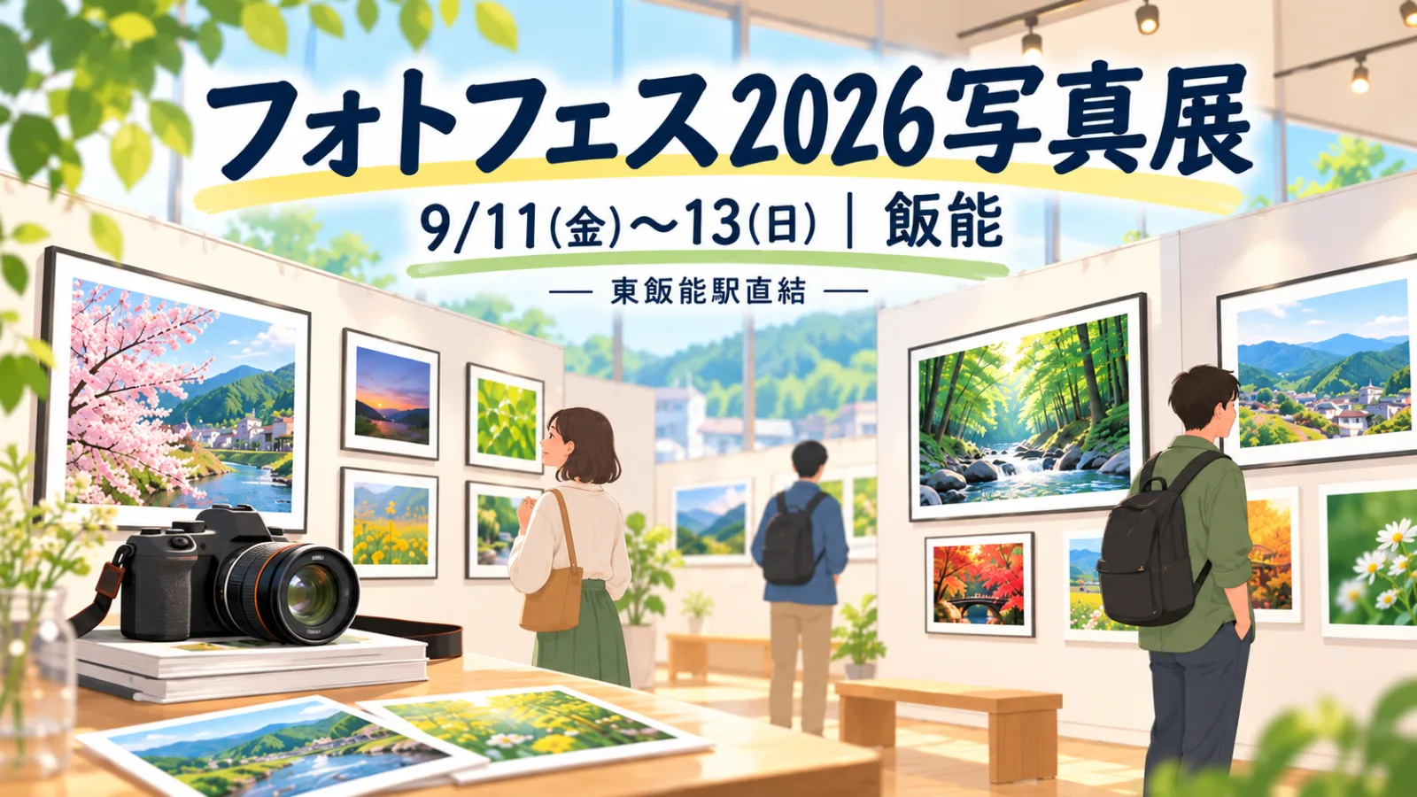 フォトフェス2026写真展|9/11〜13飯能・東飯能駅直結で開催 - 飯能駅の写真