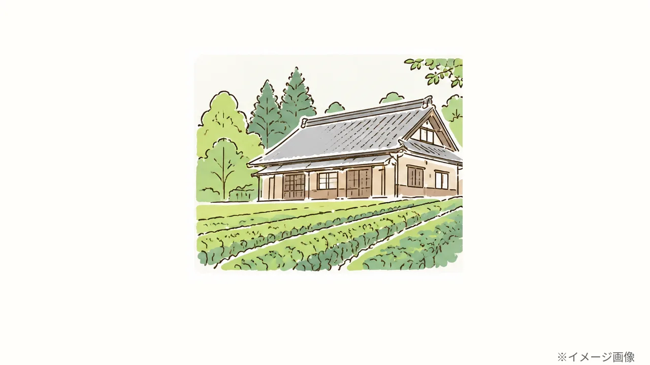 三ヶ島の里山と農家