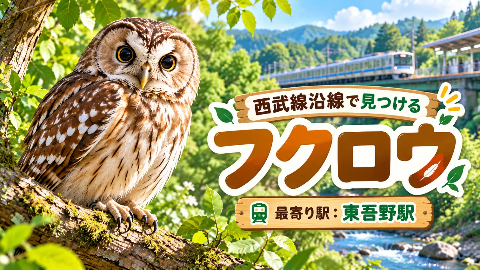 駅を降りたら野生の王国！西武線沿線でカワセミ・フクロウ・タヌキを探す厳選5スポット - 石神井公園駅の写真