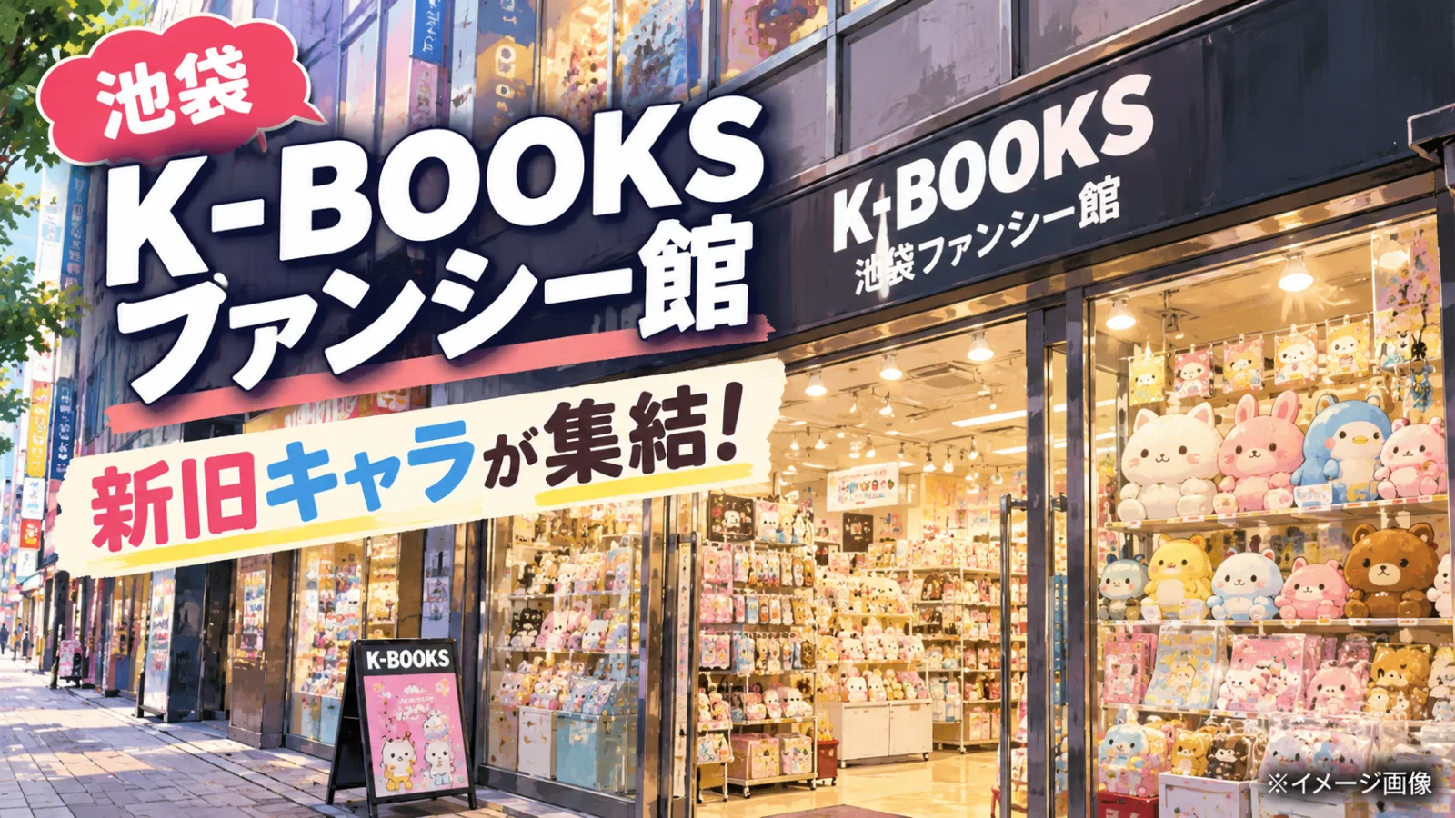 K-BOOKSファンシー館｜新旧キャラの宝庫
