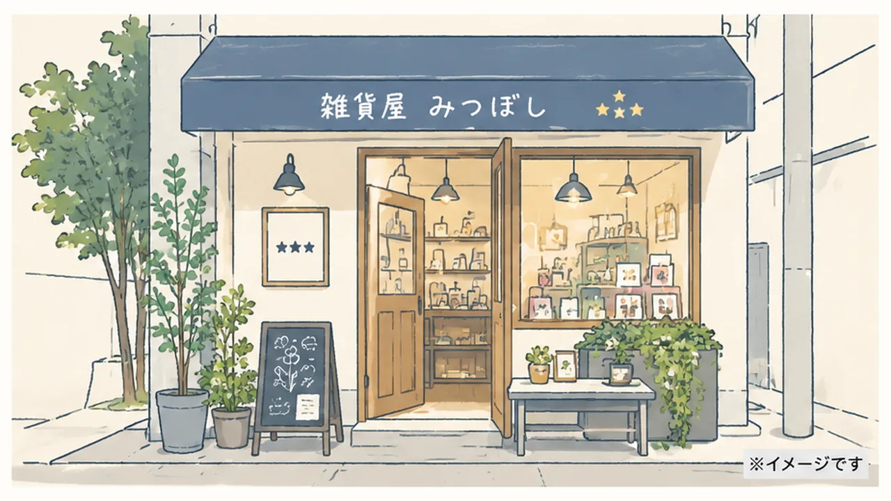 江古田「雑貨屋みつぼし」が面白い!棚ごとに違う一点もの、その秘密は三姉妹にあった - 江古田駅の写真