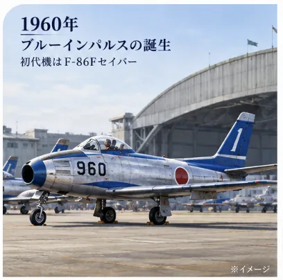 ブルーインパルスの名前の由来は？「青い衝撃」に隠された意外な歴史と誕生秘話 - 入間市駅の写真