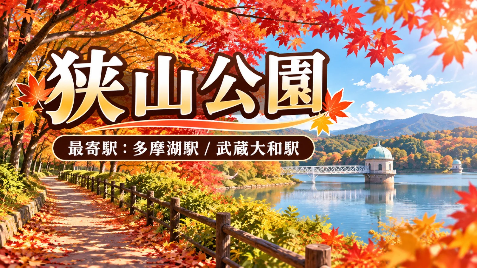 西武線沿線の紅葉スポット厳選5選!2026年の見頃・穴場・駅からのアクセス - 飯能駅ほか4駅の写真