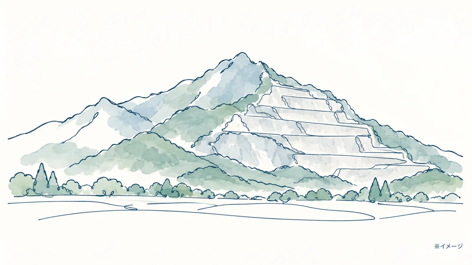 なぜ武甲山は削られ続ける?秩父のピラミッド型の山に隠された石灰岩採掘と信仰の歴史 - 横瀬駅の写真