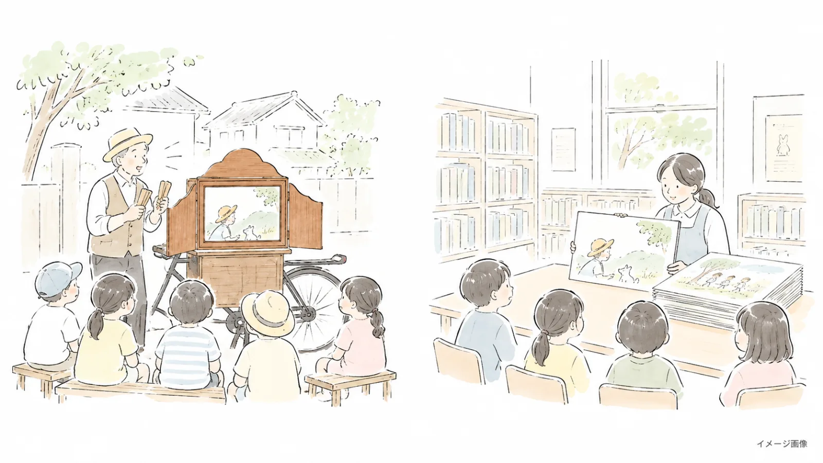 池袋に紙芝居の制作会社があった！無料企画展「Made in としまの紙芝居」2026｜12月20日まで - 池袋駅の写真