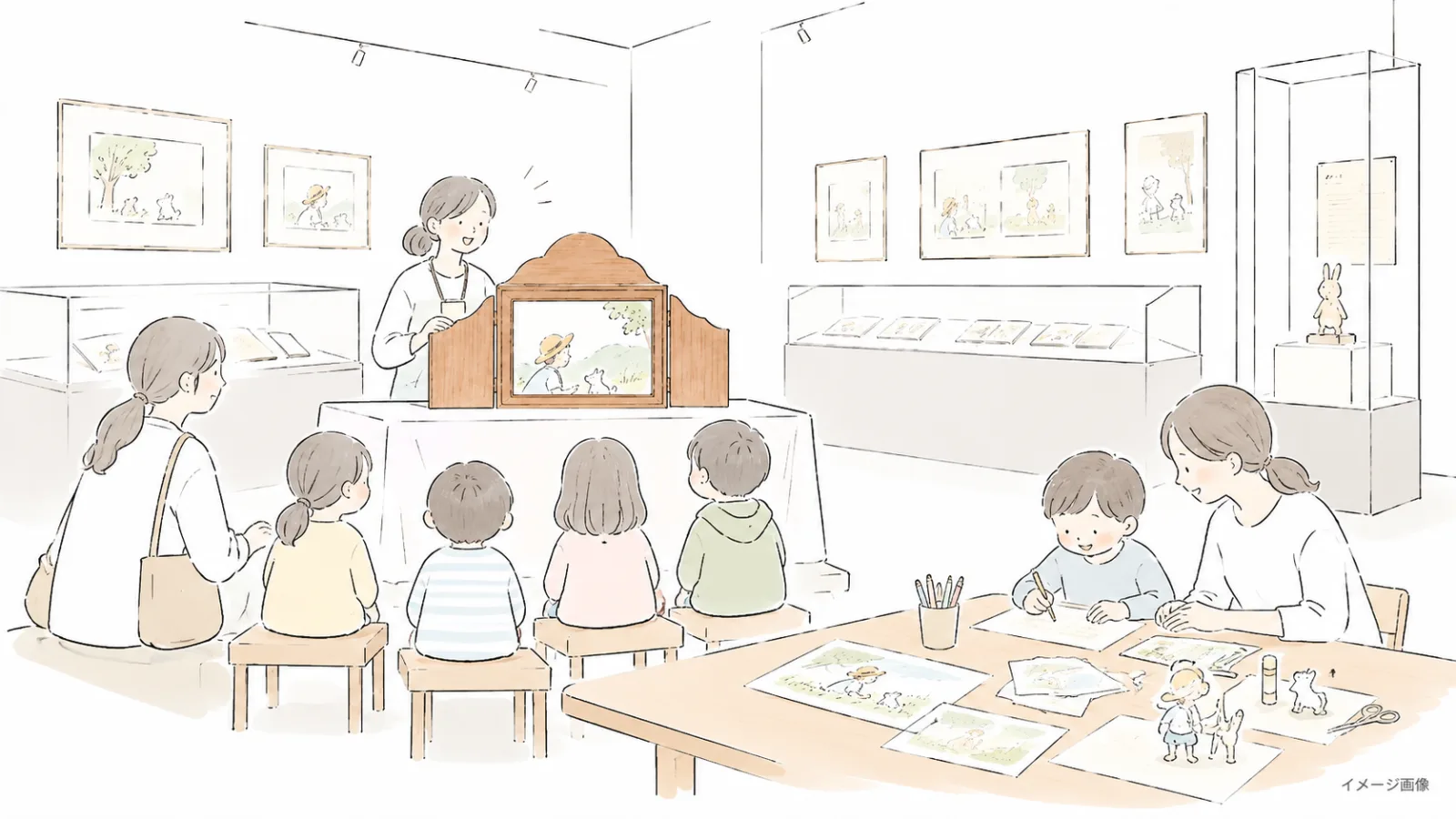 池袋に紙芝居の制作会社があった！無料企画展「Made in としまの紙芝居」2026｜12月20日まで - 池袋駅の写真