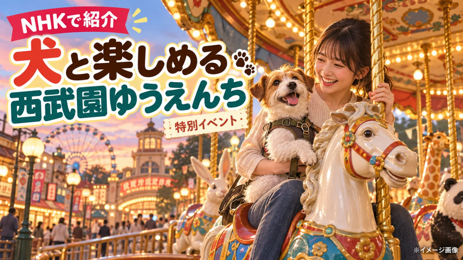 犬と乗れる!? 西武園ゆうえんちの特別な3日間