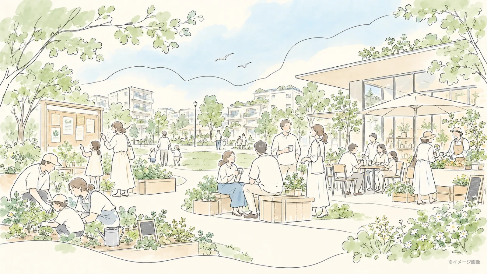 ひばりが丘団地はなぜ昭和の憧れだった?皇太子ご夫妻も訪れた巨大団地と「ひばりテラス118」再生の秘密 - ひばりヶ丘駅の写真