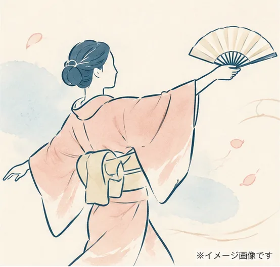 日本舞踊の所作と扇