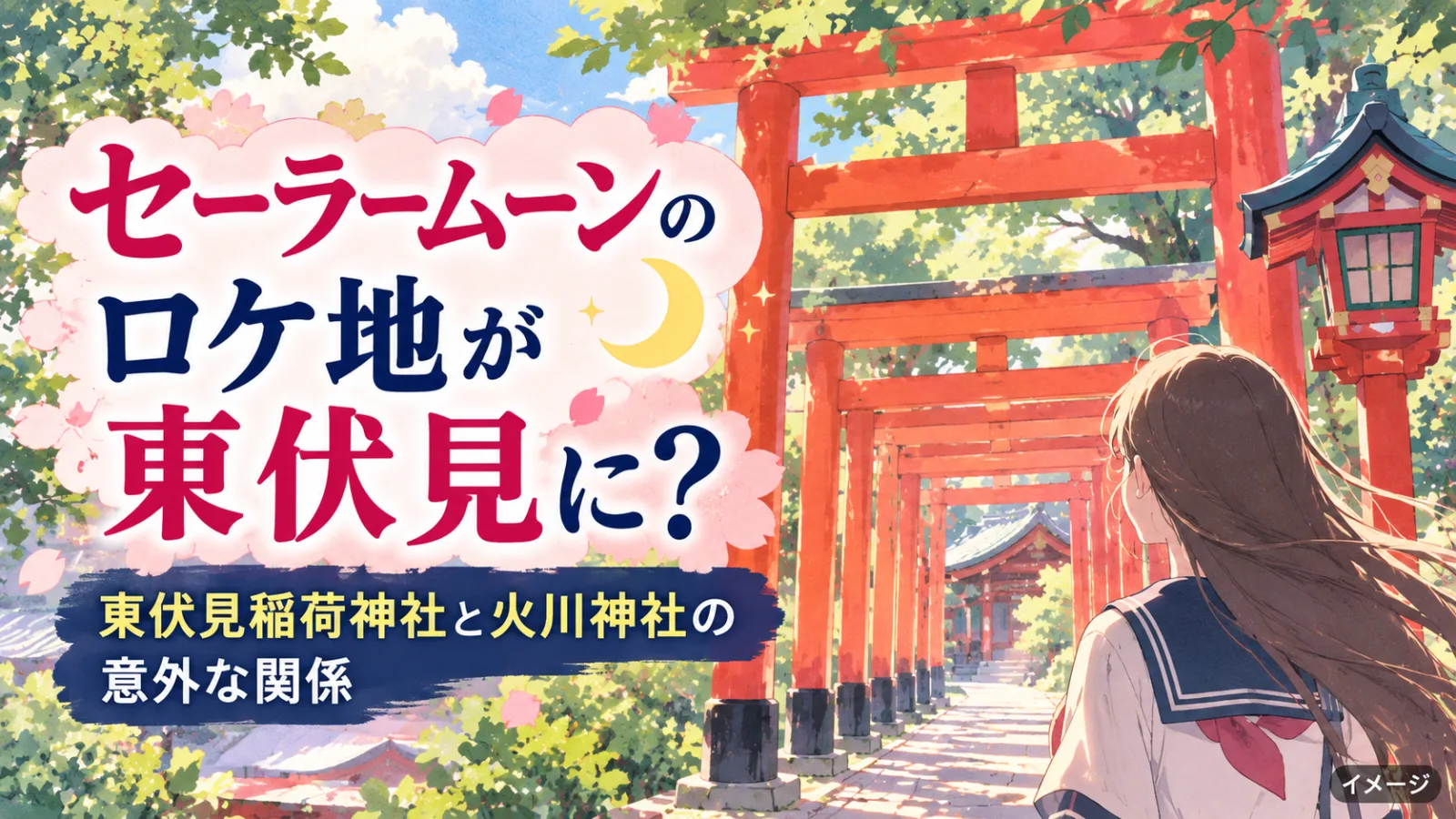 『セーラームーン』のロケ地が東伏見に?東伏見稲荷神社と火川神社の意外な関係 - 東伏見駅の写真